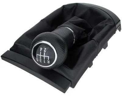 Produktbild von Seat Ibiza III 02-09 SCHWARZER Schaltknauf + Schaltmanschette mit Rahmen 5 GÄNGE