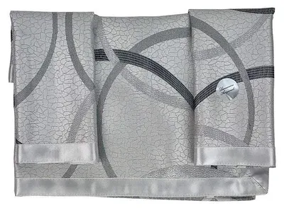 Immagine prodotto di Omgoods - Set da tavolo composto da tovaglia e runner - Set in macramè con pizzo, 3 pezzi