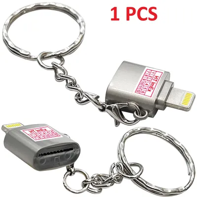 Produktbild von USB Micro SD OTG Adapter Kartenleser Speicherkartenleser kompatibel mit iPhone Smartphone