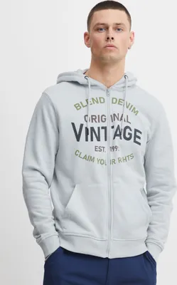 Produktbild von Blend 20715054 Herren Sweatjacke Kapuzenjacke Hoodie mit Kapuze und Reißverschluss Print