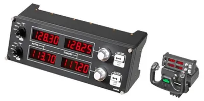 Produktbild von Logitech G G Saitek Pro Flight Radio Panel, Flugsimulation, PC, Analog / Digital, Kabelgebunden, USB, Schwarz