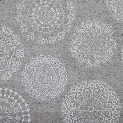 Imagen del producto de Tela estampada con mandala, ideal para tatuajes, de 100 x 280 cm, para uso artesanal