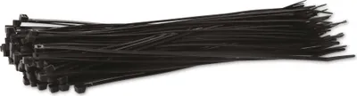 Produktbild von KSS Kabelbinder-Sortiment Polyamid 6.6, schwarz, 280x4,8, UV-beständig, 100 Stück