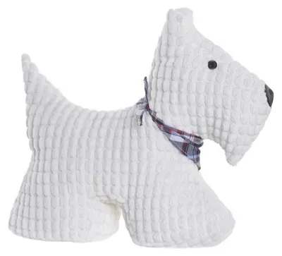 Produktbild von Atmosphera Turstopper fur Hunde - weis - 1 kg - Polyester - 32 x 12 x 28 cm