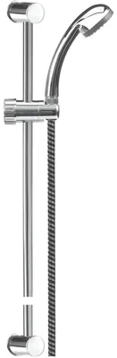 Produktbild von Badezimmerset Duschset mit Handbrause Brauseschlauch Stange Chrom Für Bad Dusche