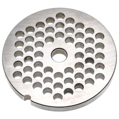 Produktbild von vhbw Lochscheibe Gr. 32 für Fleischwolf - Lochdurchmesser 8mm, 13,4mm Bohrung, Edelstahl
