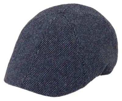 Fiebig 6-Panel Cap Wolle melange in blau