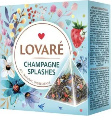 Produktbild von Lovare Tee «Champagne splashes» Schwarztee 30g
