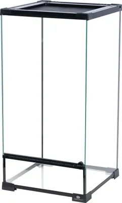 Produktbild von Terra Della Glas-Terrarium schwarz, Maße: 30 x 30 x 60cm
