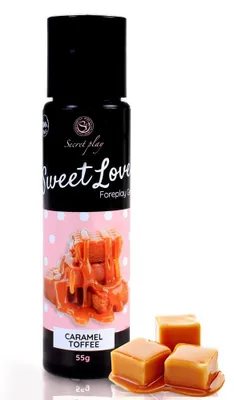 Produktbild von Essbarer Feuchtigkeitsgel "Sweet Love" Karamellgeschmack, 60 ml
