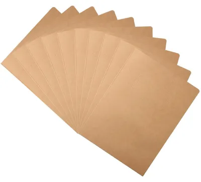Produktbild von Ordner mit 2 Taschen A4 Kraftpapier 10 Stück Braun