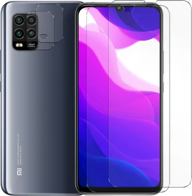 Immagine prodotto di Vetro blindato per Xiaomi Mi 10 Lite pellicola protettiva 2x fotocamera pellicola protettiva in vetro 2x pellicola blindata