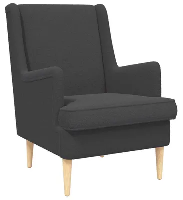 Produktbild von Sessel Dunkelgrau Schafstoff - Fernseh- & Relaxsessel DE1323