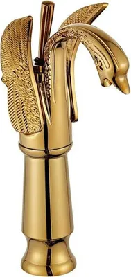 Produktbild von Silla | Wasserhahn Bad - Gold - Retro - Spültischarmatur - 28,5 cm Höhe - Einhebelmischer