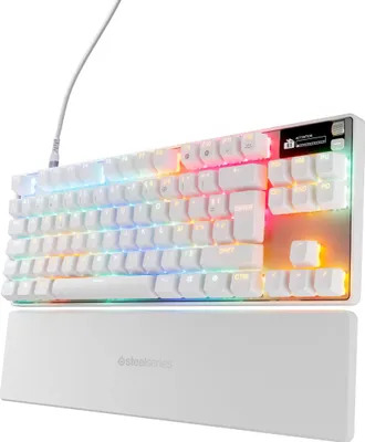 Immagine prodotto di SteelSeries Apex Pro TKL Gen 3 Bianco - Tastiera da gioco con interruttori OmniPoint 3.0