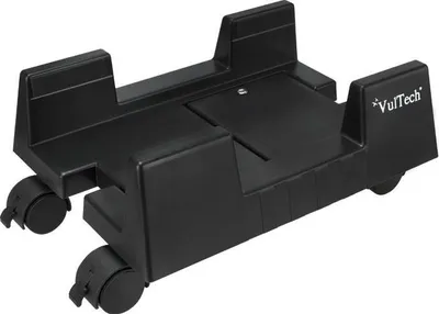 Image de Vultech CP-02 support pour unité centrale Support CPU de chariot Noir