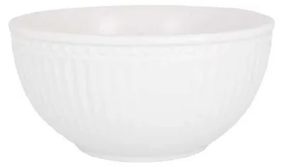 Produktbild von Greengate Servierschale ALICE WEISS Medium Schüssel Keramik Everyday Geschirr