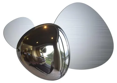 Immagine prodotto di Applique Contemporanea Jack-Stone Acciaio Colore Nichel Led 8W