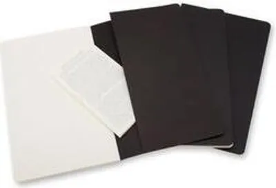 Produktbild von Moleskine Cahier large liniert schwarz DIN A5. 3er Pack