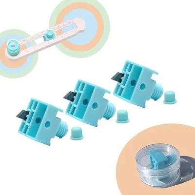 Produktbild von Reserveblätter für Rundpapier Schneidegerät, Ersatzblätter für Papier Schneidegerät, für Basteln, Geschenke, Alben, Kartonpapier, Fotos