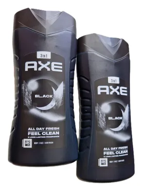 Produktbild von Axe Black Duschgel - 3 in 1 - Shower Gel - All Day Fresh - 2 x 250 ml - Körperpflege - Pflege