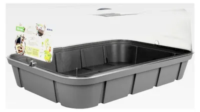Produktbild von Mini-Gewächshaus 15,7 Liter – Größe L – 56 x 38 x 24 cm – Anthrazit
