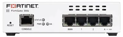 Zdjęcie produktu dla Fortinet FortiGate 30G, 5,85 Mpps, 4 Gbit/s, 3,5 Gbit/s, 800 Mbit/s, 500 Mbit/s, 400 Mbit/s