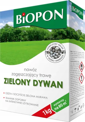 Obrázek produktu pro BIOPON Hnojivo pro zahušťování trávníku Green Carpet 5 kg