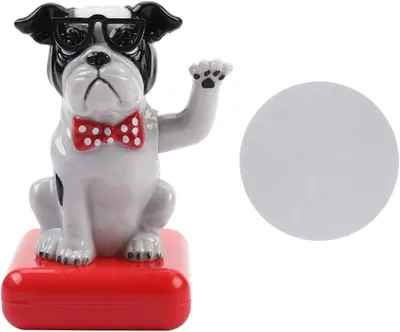 Productafbeelding van Zonne-energie auto decor - Zonne-energie schommel zwaaien schattige hond auto