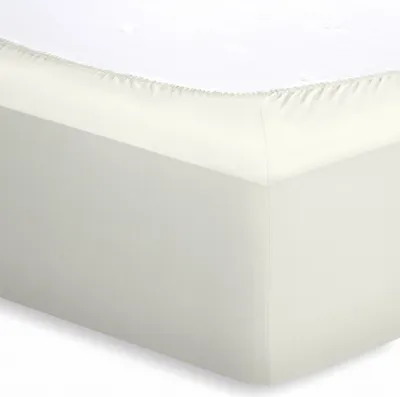 Produktbild von schlafgut Jersey-Elasthan Spannbettlaken Spannbetttuch 140x200cm - 160x220cm Wollweissschlafgut