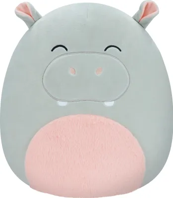Produktbild von Squishmallows Plüschfigur Harrison the Grey Hippo 30 cm - superweich & waschbar, ideal als Kuscheltier & Kissen für Kinder ab 3 Jahren
