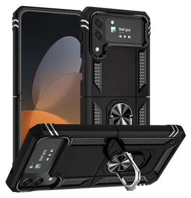 Obrázek produktu pro Armor Shield pouzdro na mobilní telefon pro Samsung Galaxy Z Flip 3 cover Ultra Hybrid Case ochranný kryt na mobilní telefon