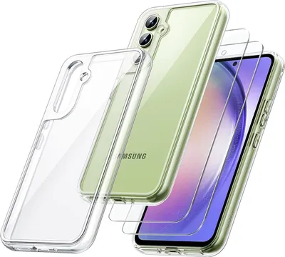 Immagine prodotto di Cover + vetro protettivo 2X per Samsung Galaxy A54 5G Custodia blindata 9H a schermo intero
