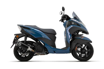 Produktbild von ARROW Auspuff DARK URBAN für Yamaha Tricity 155 2022-, Aluminium schwarz