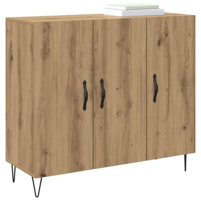 Produktbild von vidaXL Sideboard Artisan-Eiche 90 x 32,5 x 80 cm Holzwerkstoff