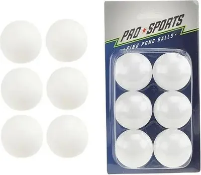Produktbild von ToiToys TOITOYS PRO SPORTS Tischtennisbälle 6St. auf Karte