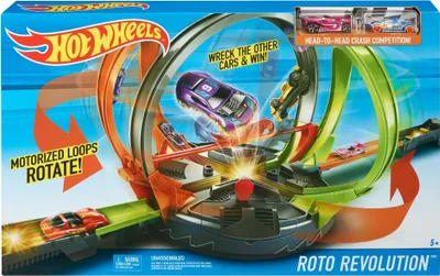 Produktbild von Hot Wheels Mega-Looping Crashbahn Trackset