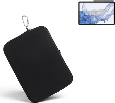 Produktbild von K-S-Trade Neopren Hülle kompatibel mit Samsung Galaxy Tab S8 Wi-Fi  Schutz Hülle Neoprenhülle Tablet-Hülle Tabletcase Tablet Schutz Gürtel Tasche