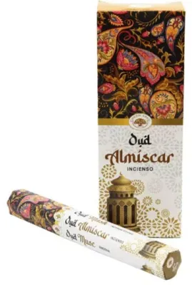 Produktbild von Green Tree Räucherstäbchen "Oud Musk" Hexa 20St.