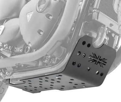 Image de Protection moteur pour Triumph Bonneville T120 16-25 Aluminium Bugspoiler sch