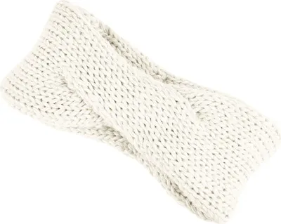 Produktbild von Damen Stirnband Strick Winter Knoten Ohrenschutz Knite Headband Neverless® creme unisize