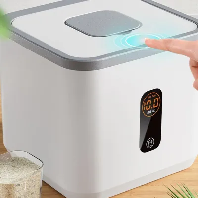 Obrázok produktu pre Vzduchotesný kontajner na ryžu s vekom, určený na skladovanie 15 kg