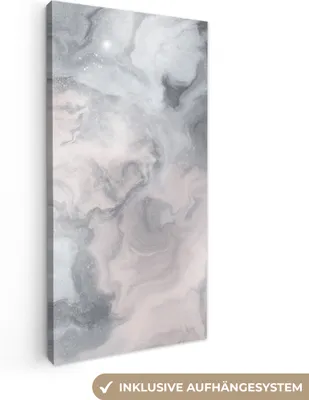 Obrázek produktu pro OneMillionCanvasses® - Obrazy na plátně - Obrazy - abstraktní - malba, nástěnné umění, dekorace do obývacího pokoje, 20x40cm