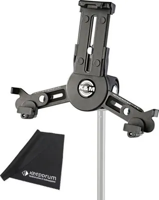 Produktbild von K&M 19795 Tablet-PC Stativ-Halter mit Mikrofasertuch
