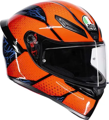 Produktbild von AGV K1 S Speedarmor Helm, schwarz/blau/orange, S (55/56)