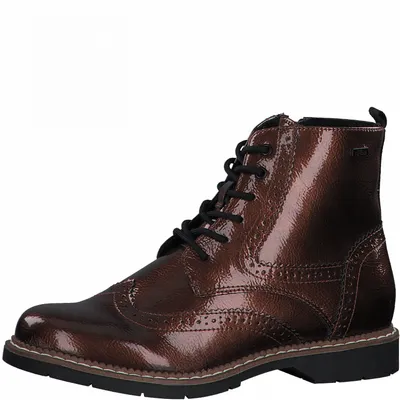 Produktbild von s.Oliver Damen Schnürboots Stiefeletten 5-25465-27, Größe:39 EU, Farbe:Braun