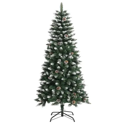 Immagine prodotto di Albero di Natale Artificiale con Base Verde 120 cm PVC