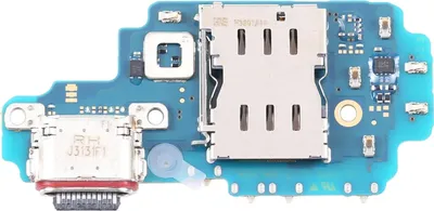 Produktbild von Original Samsung S23 Ultra USB-C Ladeanschluss mit Mikrofon und SIM-Leser