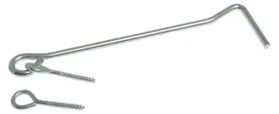 Produktbild von Haczyk okienny 60 mm Fensterhaken aus Stahl silberfarben