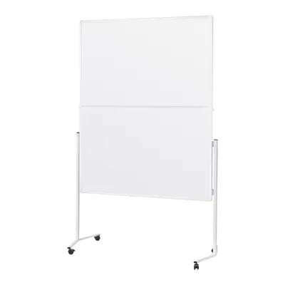 Produktbild von Magnetoplan Moderationstafeln klappbar mit weißer Alurahmen - Mobil - 120x150cm - Weiß